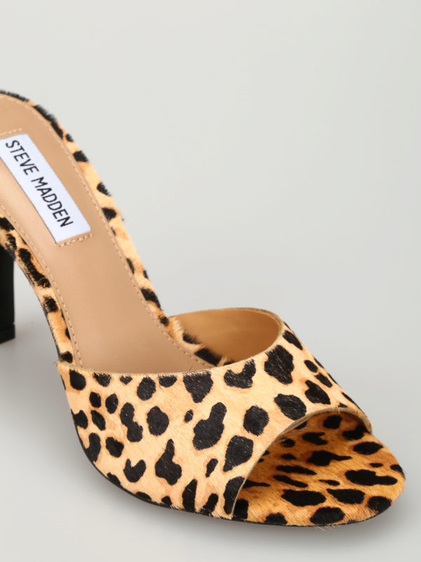 Steve madden cheap leopard print sandals