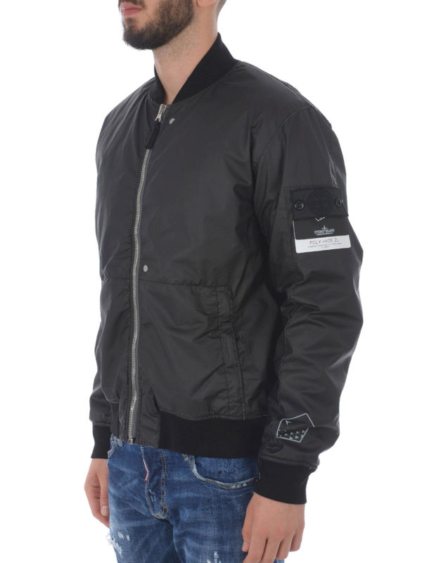 iKRIX STONE ISLAND: bombers - Poly-Hide 2L bomber jacket