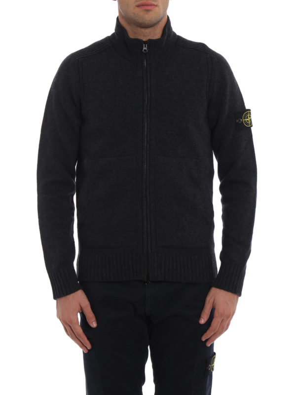 iKRIX STONE ISLAND: Cardigans - Cardigan - Dunkelgrau