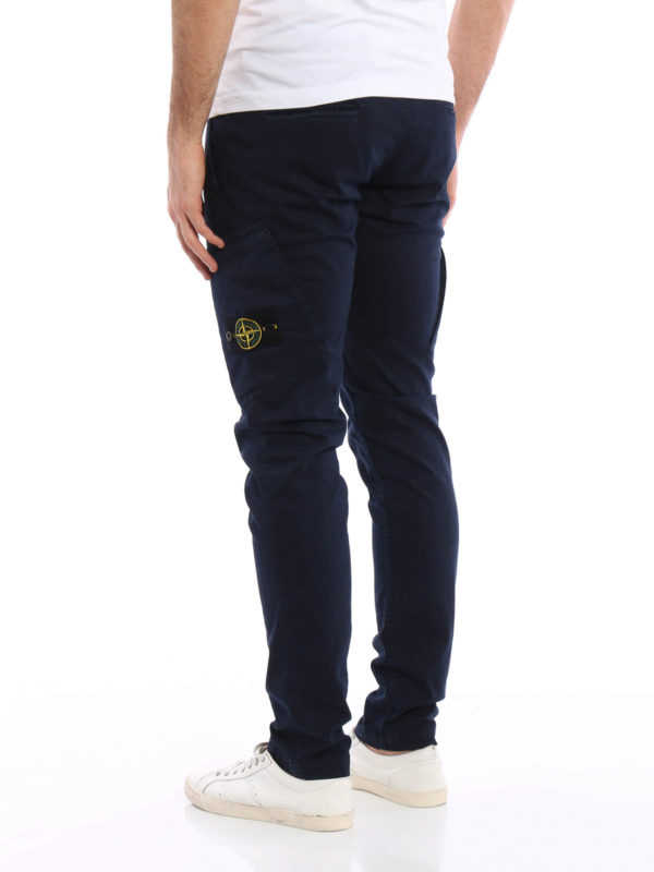 iKRIX STONE ISLAND: Casual Hosen - Casual Hosen Fur Herren - Blau