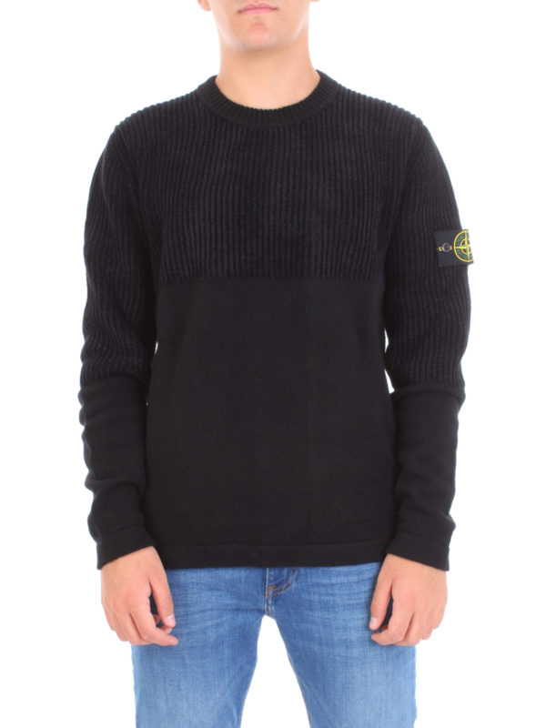 iKRIX STONE ISLAND: crew necks - Chenille and wool sweater