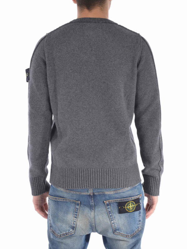 iKRIX STONE ISLAND: Strickpullover mit Rundhalsausschnitt - Pullover Mit Rundhalsausschnitt