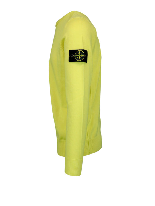 iKRIX STONE ISLAND: crew necks - Logo patch cotton crew neck