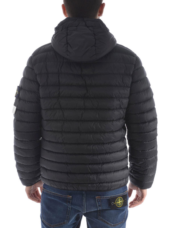 iKRIX STONE ISLAND: padded jackets - Black ultralight padded jacket