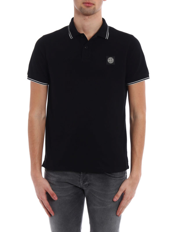 Mens stone store island polo sale