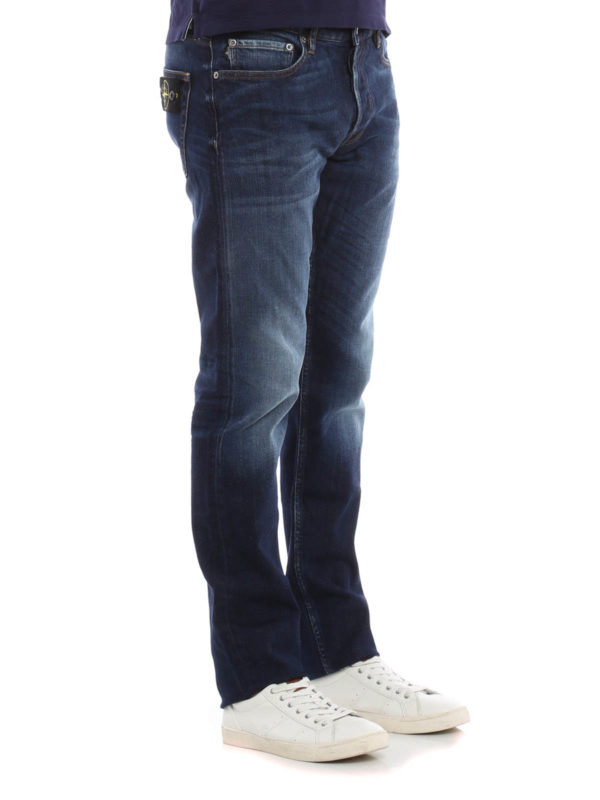 iKRIX STONE ISLAND: straight leg jeans - Slim jeans
