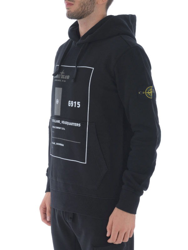 Stone island shop headquarters hoodie