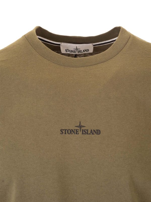 iKRIX STONE ISLAND: t-shirts - Marble Three t-shirt in Olive Green