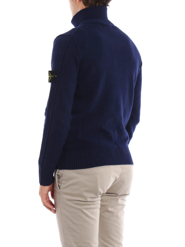 iKRIX STONE ISLAND: Turtlenecks & Polo necks - Buttoned mock neck sweater