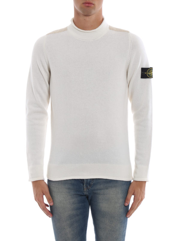 iKRIX STONE ISLAND: Col roulé & Col polo - Pull Col Roulé - Blanc