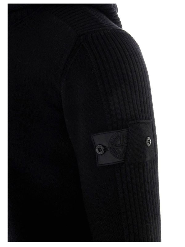 iKRIX STONE ISLAND: Rollkragenpullover  und Polo-Ausschnitt - Rollkragenpullover - Schwarz