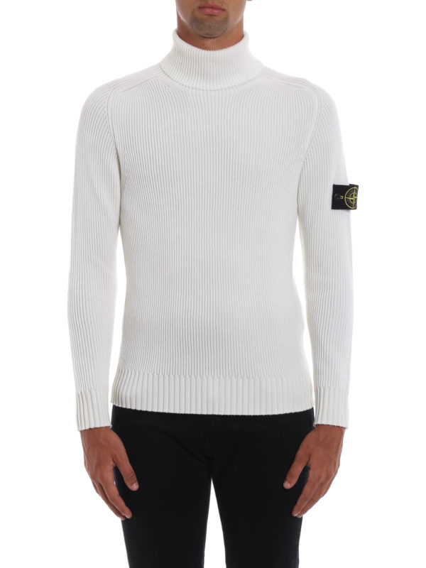 iKRIX STONE ISLAND: Col roulé & Col polo - Pull Col Roulé - Blanc
