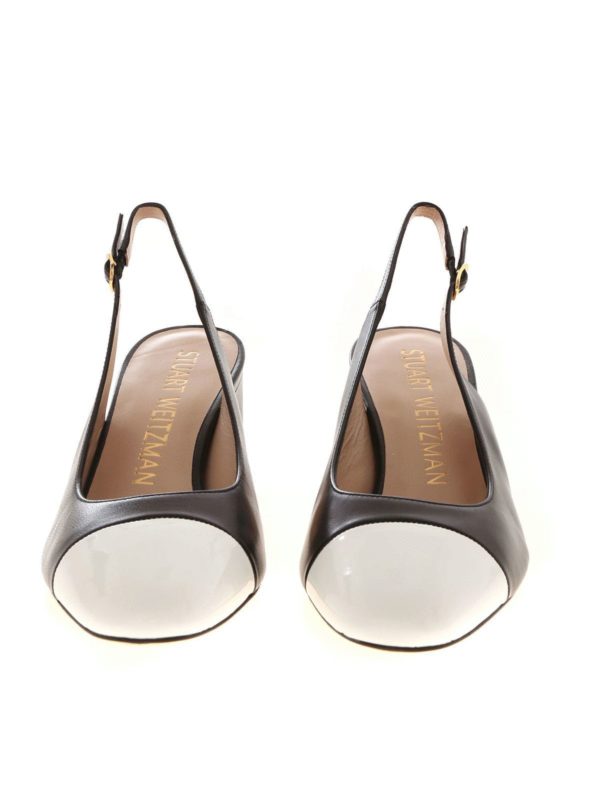 iKRIX Stuart Weitzman: court shoes - Loraina slingbacks in black and white