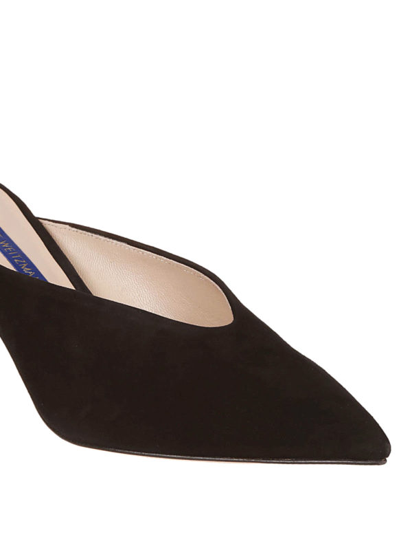 iKRIX Stuart Weitzman: mules shoes - Lulah suede mules
