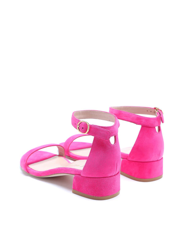 iKRIX Stuart Weitzman: sandals - NudistJune suede sandals