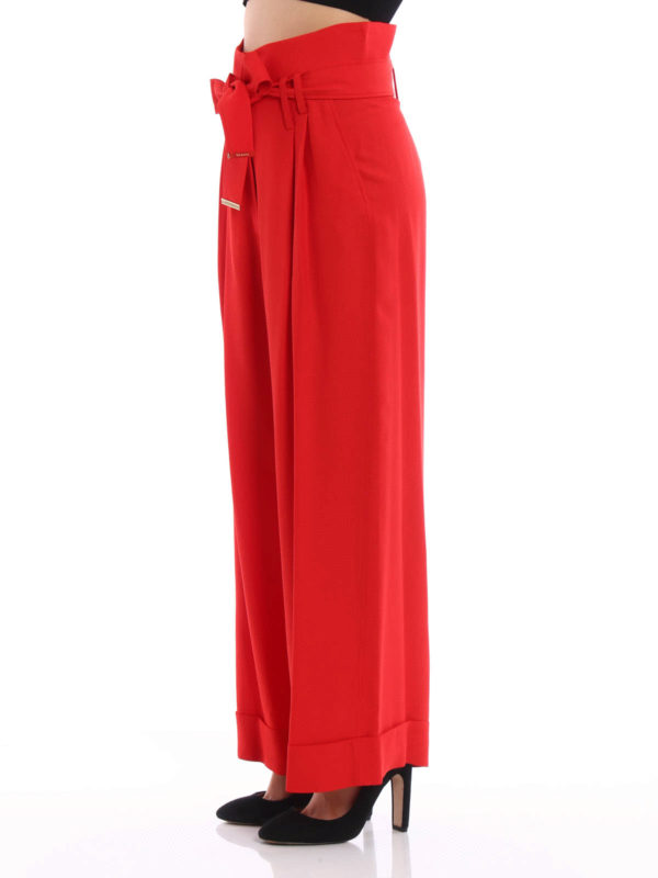 iKRIX TARA JARMON: casual trousers - High waist crepe trousers