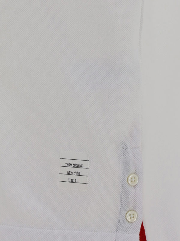 iKRIX THOM BROWNE: Poloshirts - Poloshirt - Weiß