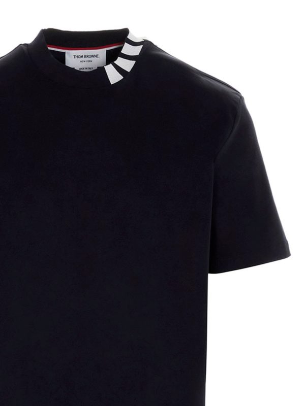iKRIX THOM BROWNE: t-shirt - T-shirt Interlock blu