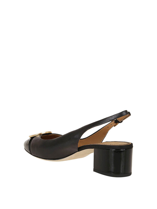 iKRIX TORY BURCH: court shoes - Minnie cap-toe slingback pumps