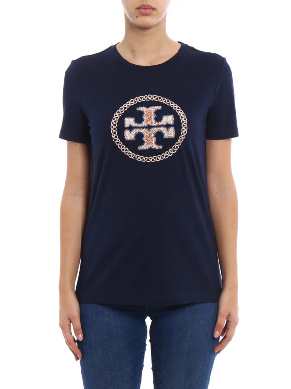 iKRIX TORY BURCH: T-shirts - T-Shirt - Dunkelblau