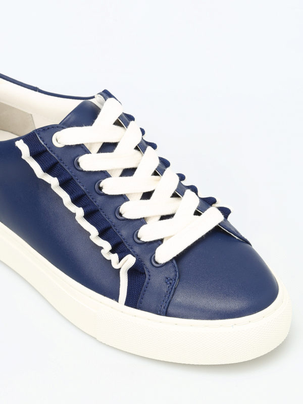 iKRIX TORY BURCH: trainers - Ruffle leather sneakers