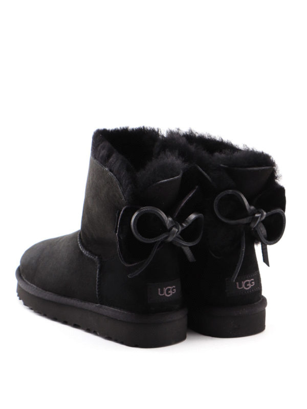 iKRIX UGG: ankle boots - Classic Double Bow black ankle boots