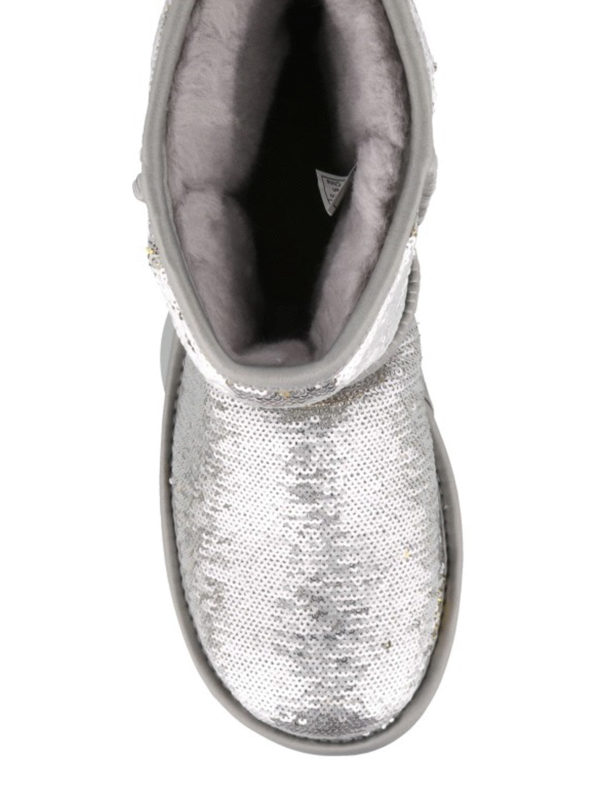 iKRIX UGG: ブーティー - Classic Short Cosmos Sequin - 銀