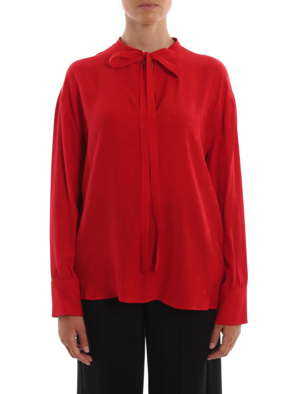 iKRIX VALENTINO: Blouses - Blouse - Rouge