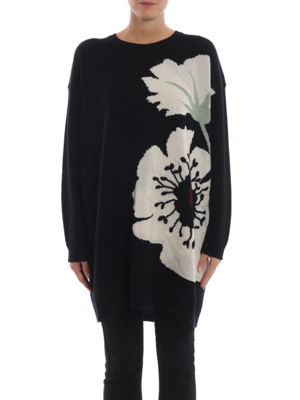 iKRIX VALENTINO: Strickpullover mit Rundhalsausschnitt - Rundhalspullover - Over