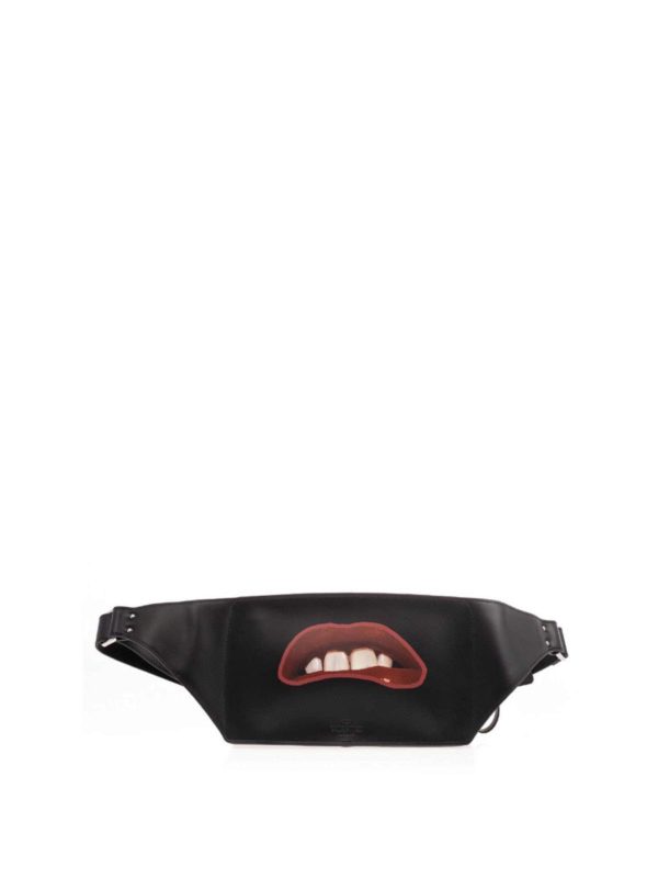 iKRIX VALENTINO GARAVANI: belt bags - VLTN logo belt bag in black