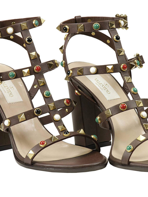 iKRIX VALENTINO GARAVANI: sandali - Sandali Rockstud Rolling