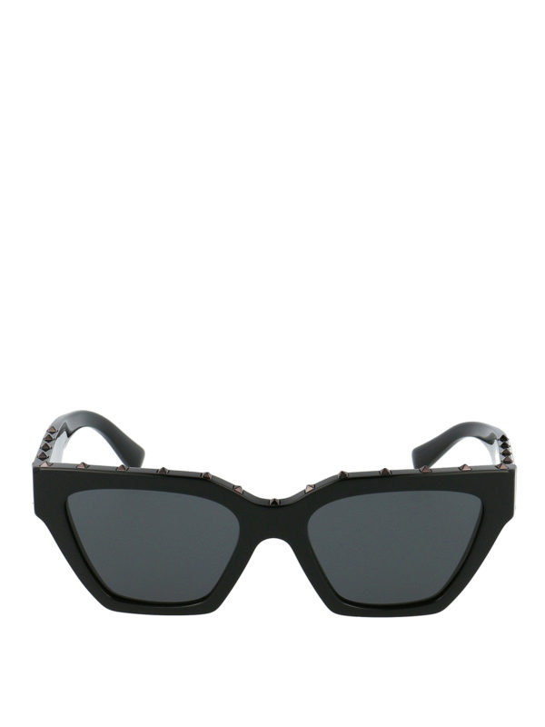 iKRIX VALENTINO GARAVANI: sunglasses - Studded VLTN cat eye sunglasses