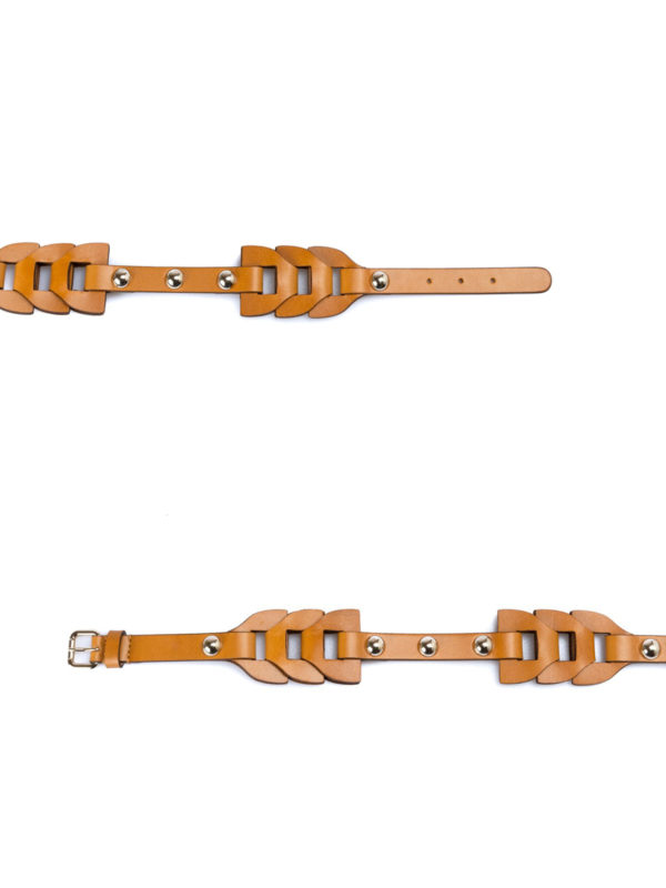 iKRIX VALENTINO RED: cinture - Cintura Threads in pelle