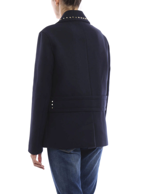iKRIX VALENTINO: short coats - 02. Rockstud Untitled caban