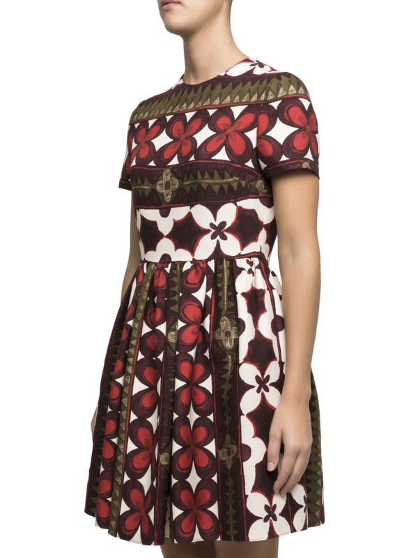 sachin and babi light blue dress Valentino womens Wool & Silk-Blend Shift Dress, 44, Green