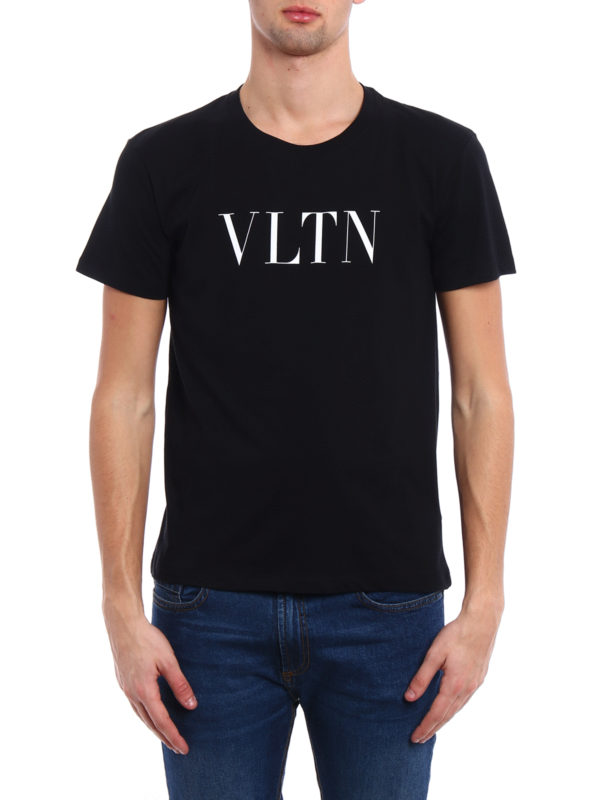 iKRIX VALENTINO: t-shirts - VLTN print black T-shirt