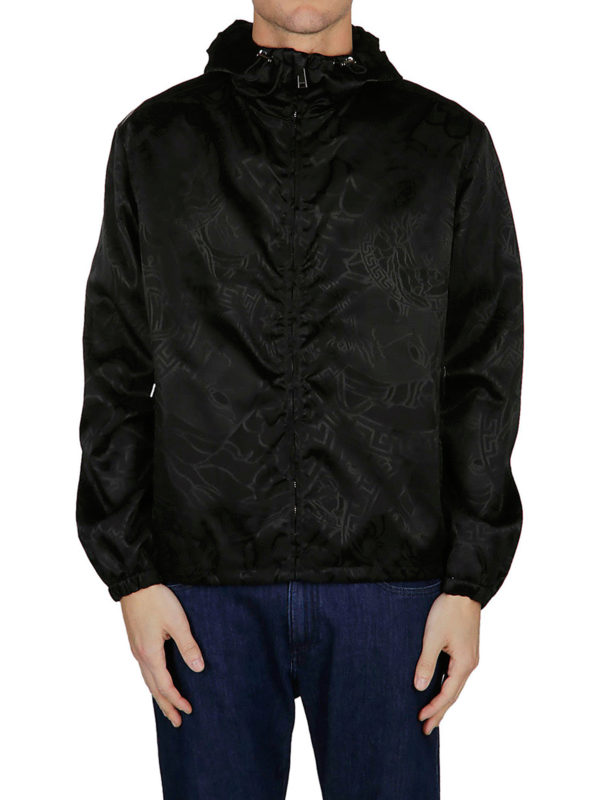 iKRIX VERSACE: casual jackets - Medusa pattern nylon jacket