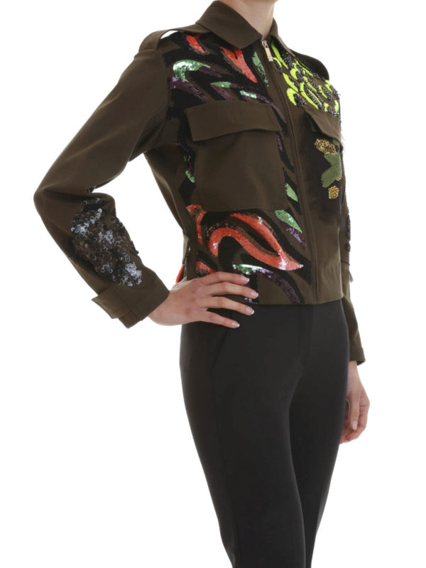 iKRIX VERSACE: Chaquetas casual - Chaqueta Americana Wild Patch