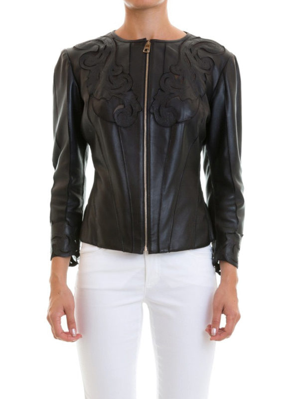 iKRIX VERSACE COLLECTION: Lederjacken - Lederjacke - Schwarz