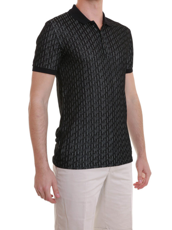 iKRIX VERSACE COLLECTION: polo shirts - Printed jersey polo shirt