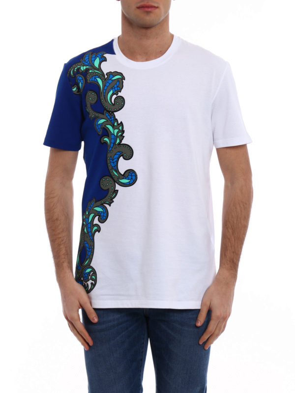 iKRIX VERSACE COLLECTION: t-shirt - T-shirt con stampa floreale gommata