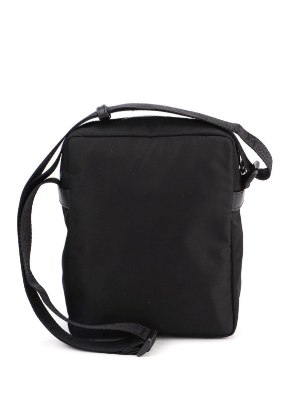 iKRIX VERSACE: cross body bags - Logo patch nylon crossbody bag