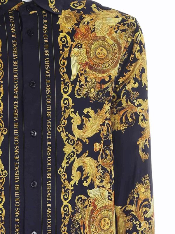iKRIX Versace Jeans Couture: shirts - Rococo pattern shirt