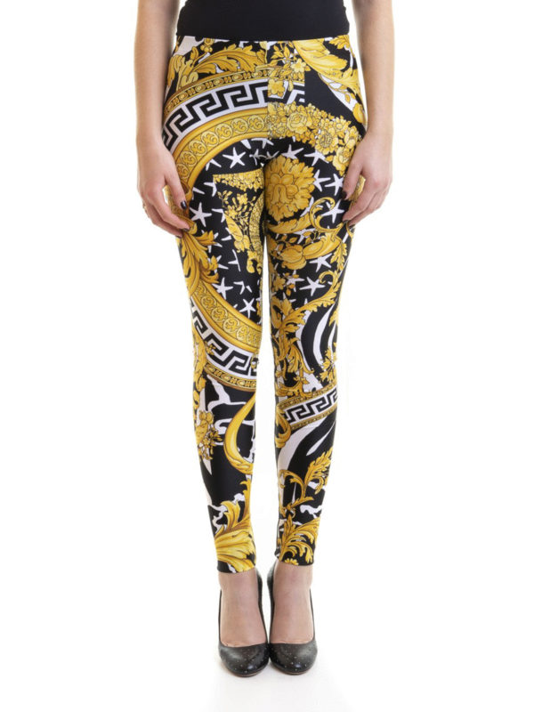 iKRIX VERSACE: leggings - Savage Barocco motif leggings