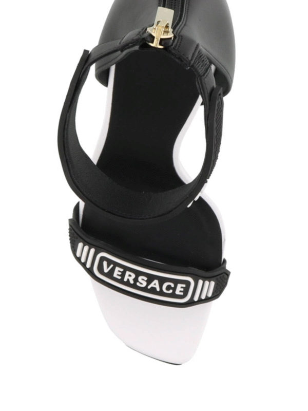 iKRIX VERSACE: sandals - Logo strap open toe sandals