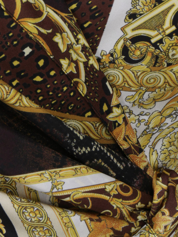 iKRIX VERSACE: shirts - Silk cropped shirt