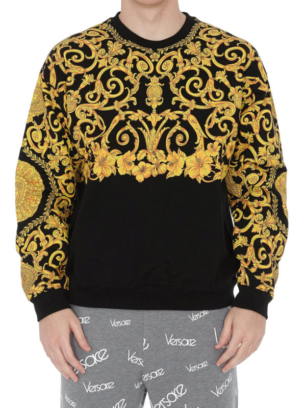 iKRIX VERSACE: Sweatshirts & Sweaters - Baroque print sweatshirt
