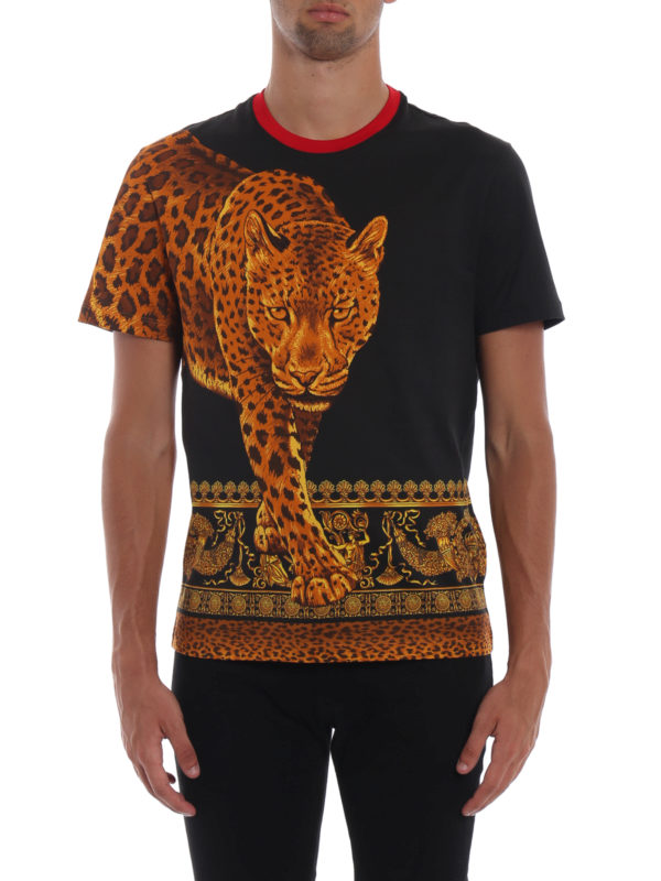 iKRIX VERSACE: T-shirts - T-Shirt - Leopard Animalier