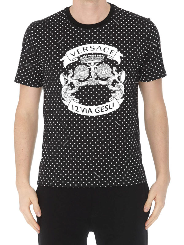 iKRIX VERSACE: t-shirts - Polka dot T-shirt