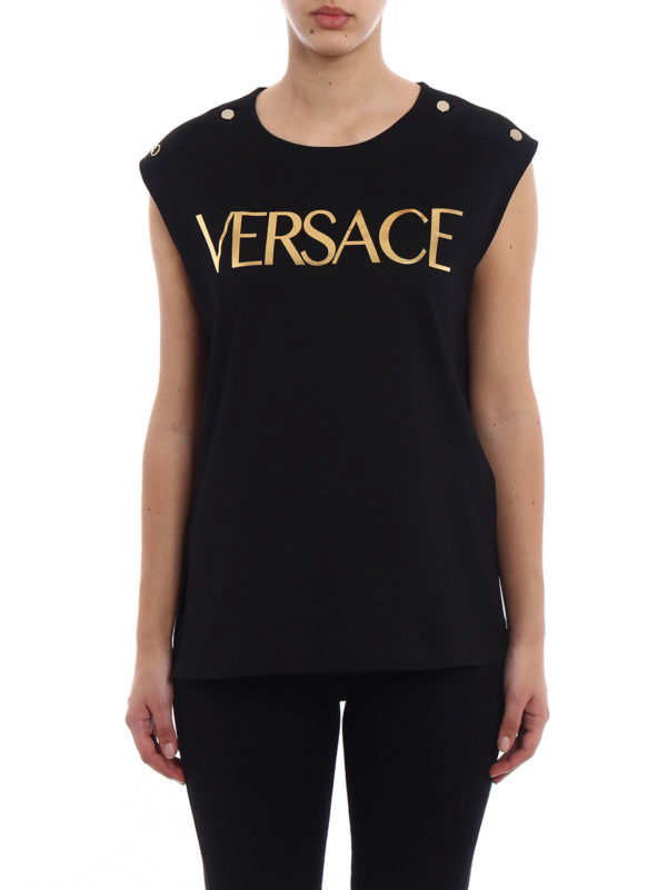 iKRIX VERSACE: Tops y camisetas sin mangas - Top - Negro